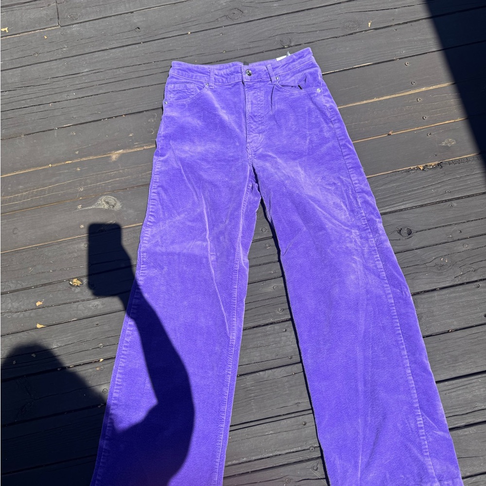 H&M Purple Corduroy Jeans